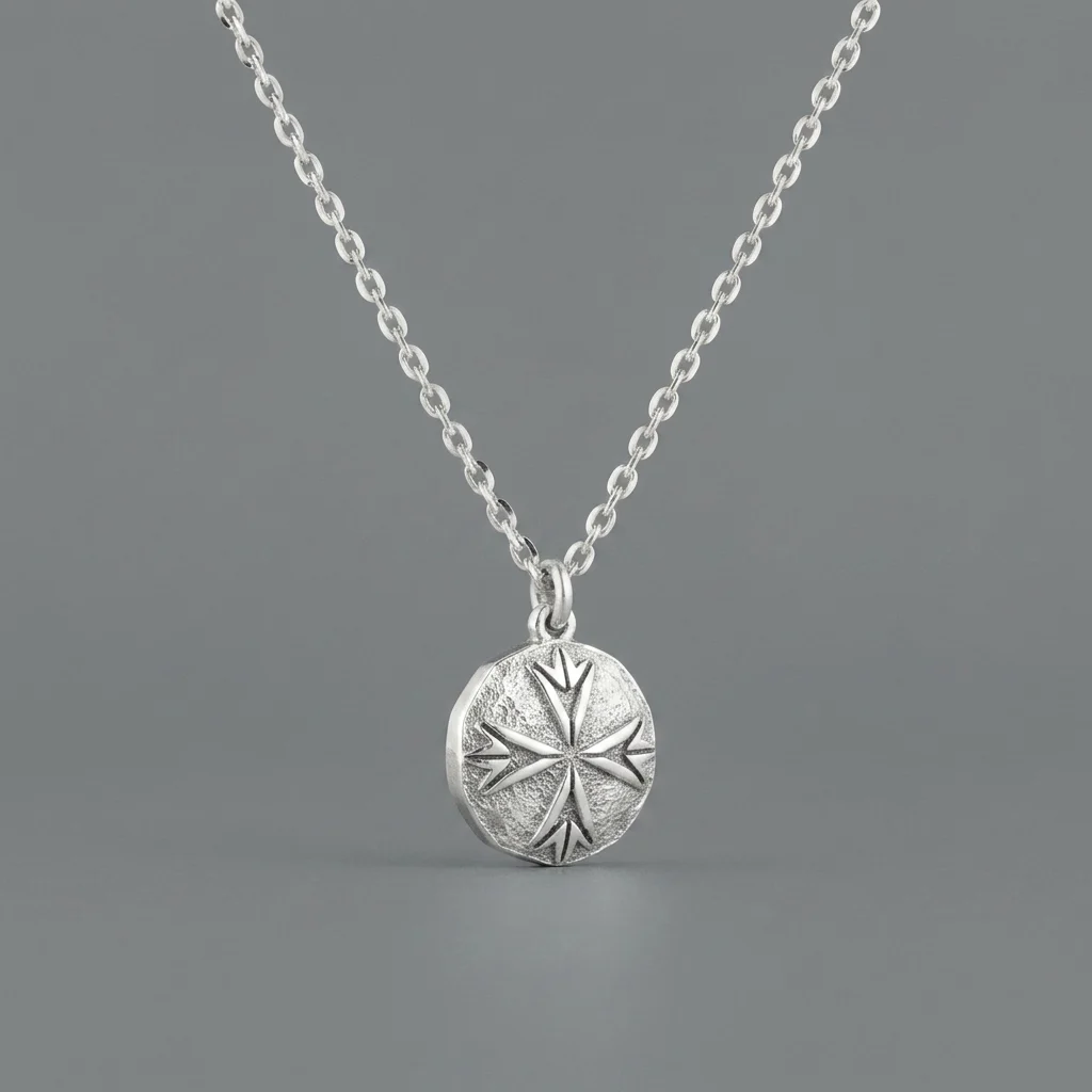 Emanuele Bicocchi Logo Scudo Necklace - Silver