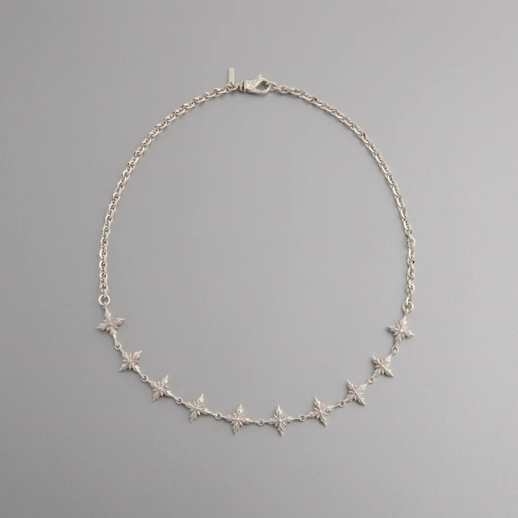 Emanuele Bicocchi Stella Ventis Chain Necklace - Silver
