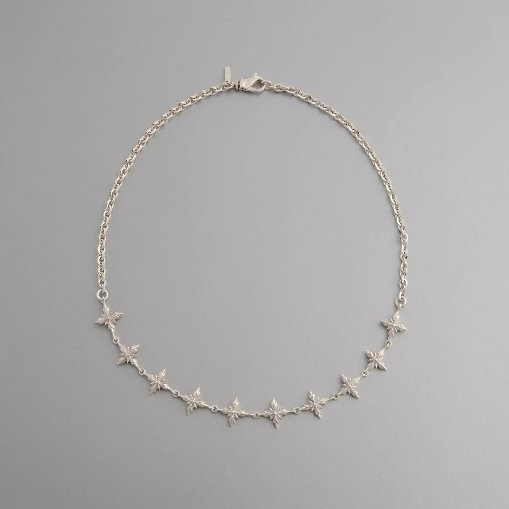 Emanuele Bicocchi Stella Ventis Chain Necklace - Silver