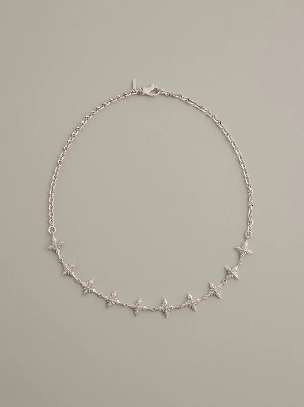 Emanuele Bicocchi Stella Ventis Chain Necklace - Silver