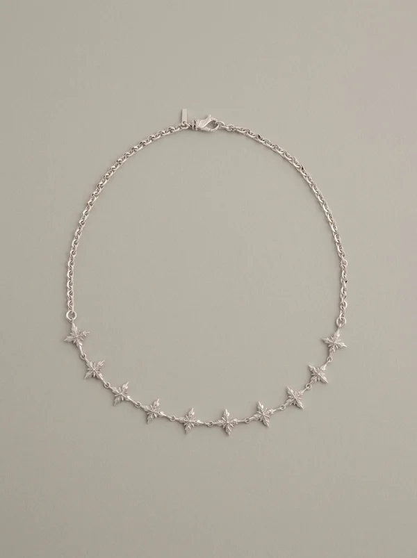 Emanuele Bicocchi Stella Ventis Chain Necklace - Silver