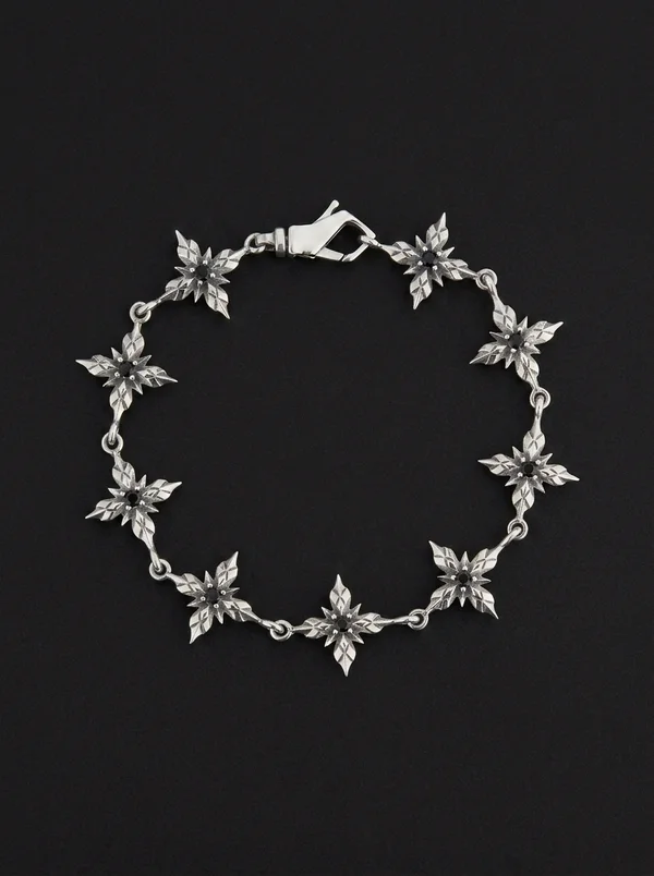Emanuele Bicocchi Stella Ventis Crystal Bracelet - Black