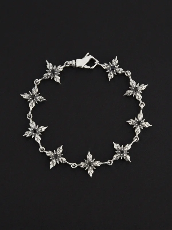 Emanuele Bicocchi Stella Ventis Crystal Bracelet - Black