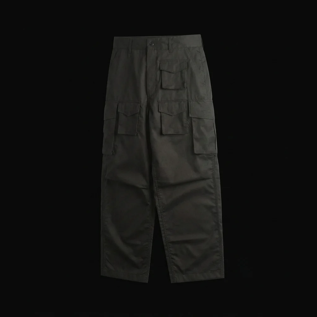 Engineered Garments FA Pant - Black Tropical Wool