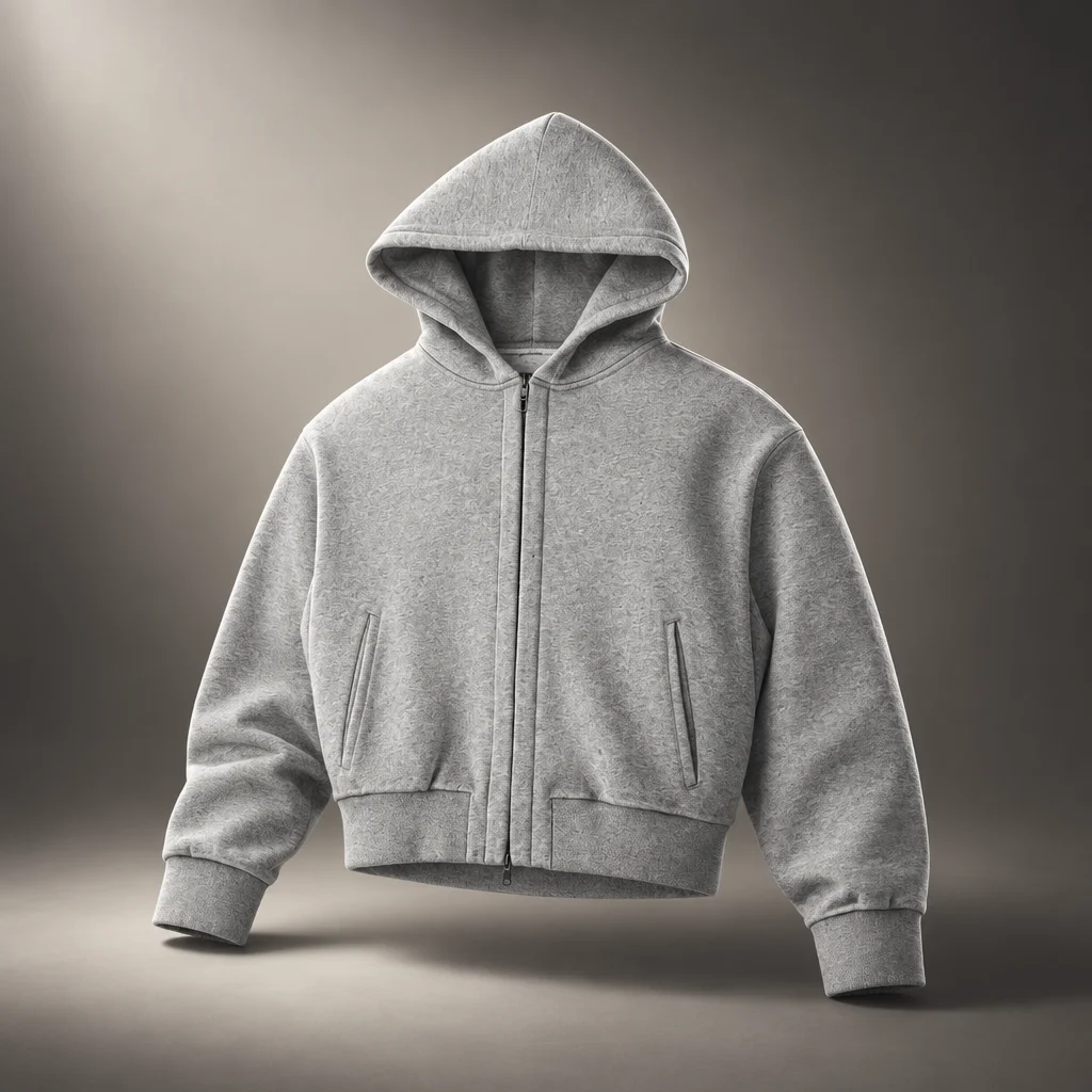 Entire Studios Thermal Hood - Grey Marle