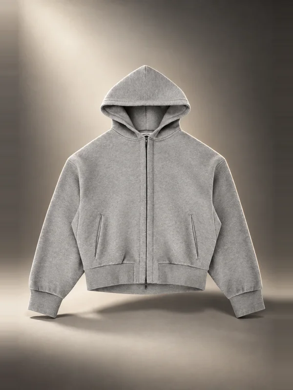 Entire Studios Thermal Hood - Grey Marle