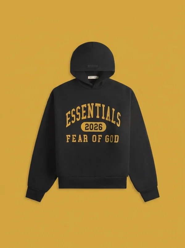 Essentials Classic Hoodie - Vintage Black