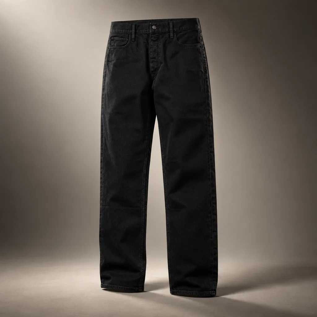 Essentials Denim 5-Pocket Jeans - Overdyed Black