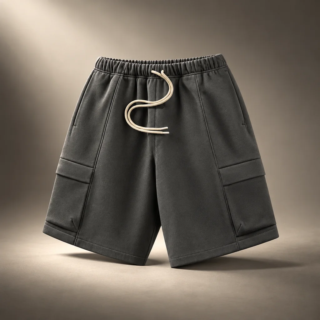 Essentials Fleece Cargo Basketball Short - Iron Grey