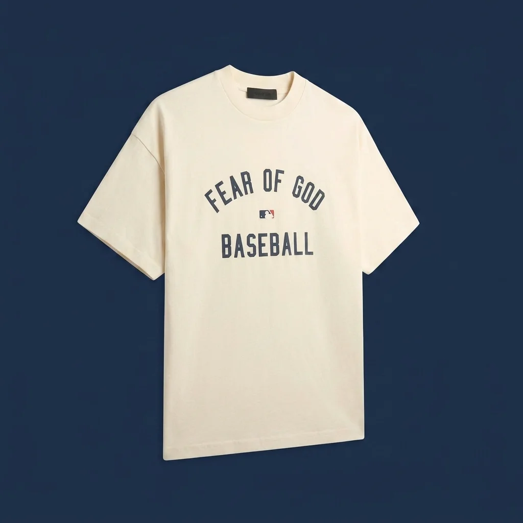 Essentials MLB 90s Fit Tee - Cream White