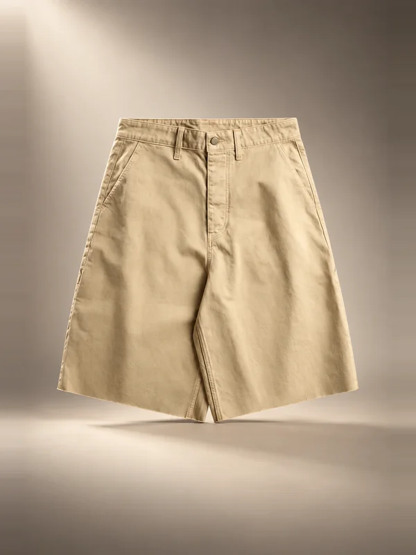 Essentials Raw Cut 5-Pocket Short - Overdyed Dune