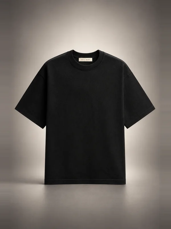 Essentials Soft Knit Tee - Black