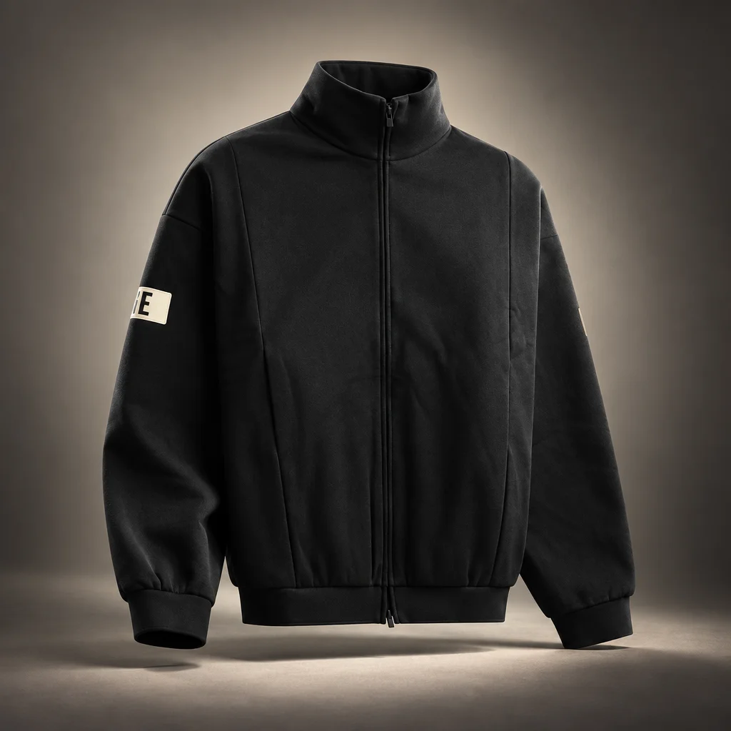 Essentials Track Jacket - Vintage Black