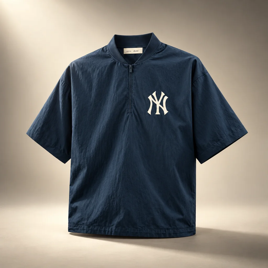 Essentials Yankees 3/4 Sleeve Pullover - Dark Sapphire