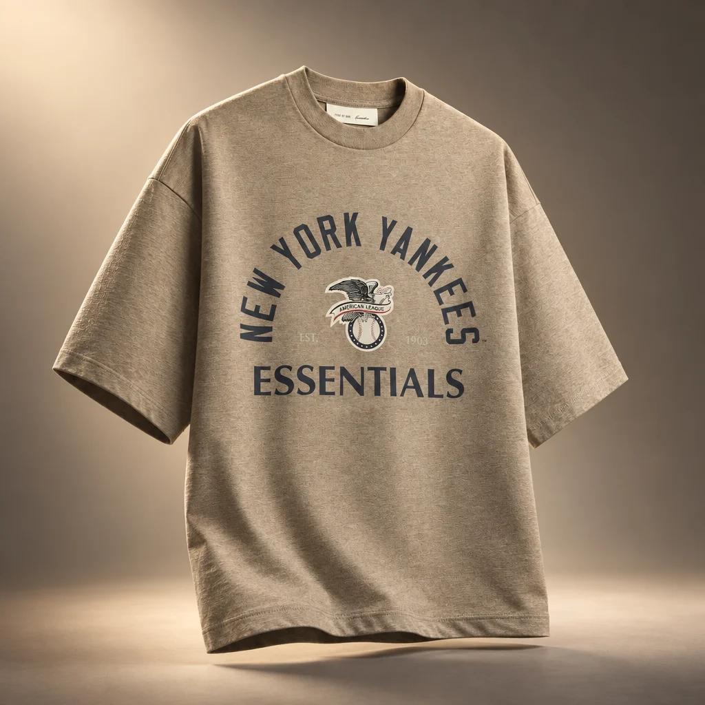 Essentials Yankees American League Merch Tee - Homestead Heather