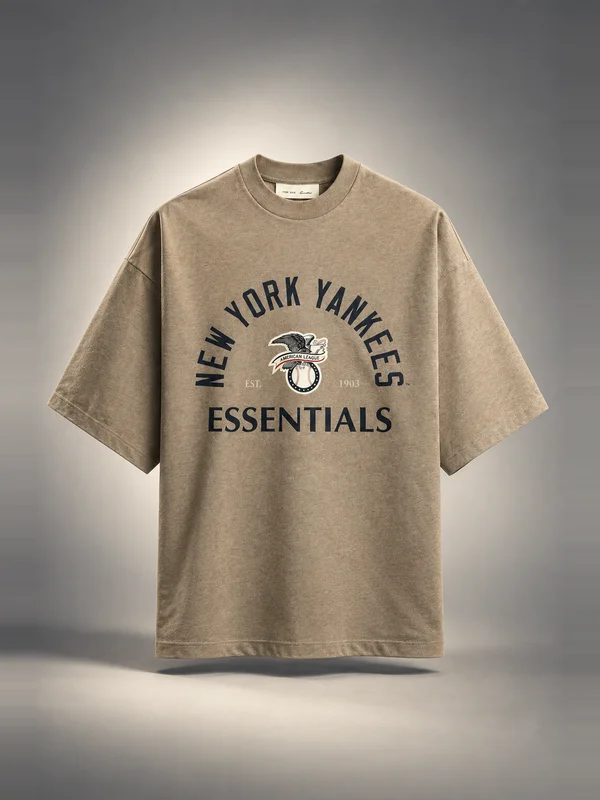 Essentials Yankees American League Merch Tee - Homestead Heather