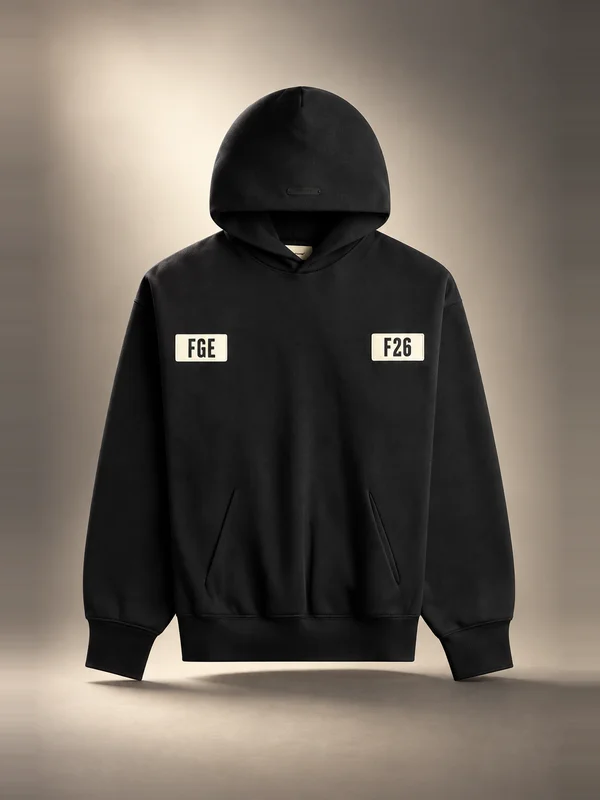 Fear of God Essentials 90's Hoodie - Vintage Black