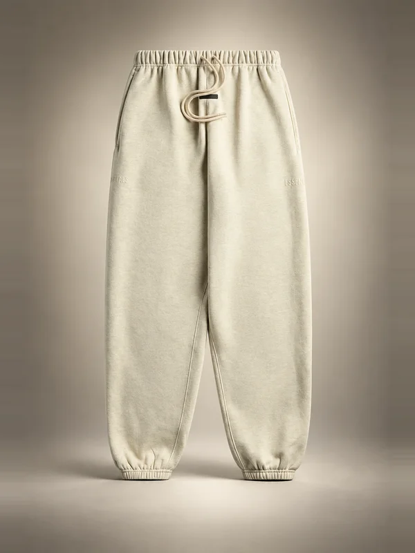 Fear of God Essentials Classic Fleece Sweatpant - Vanilla Heather