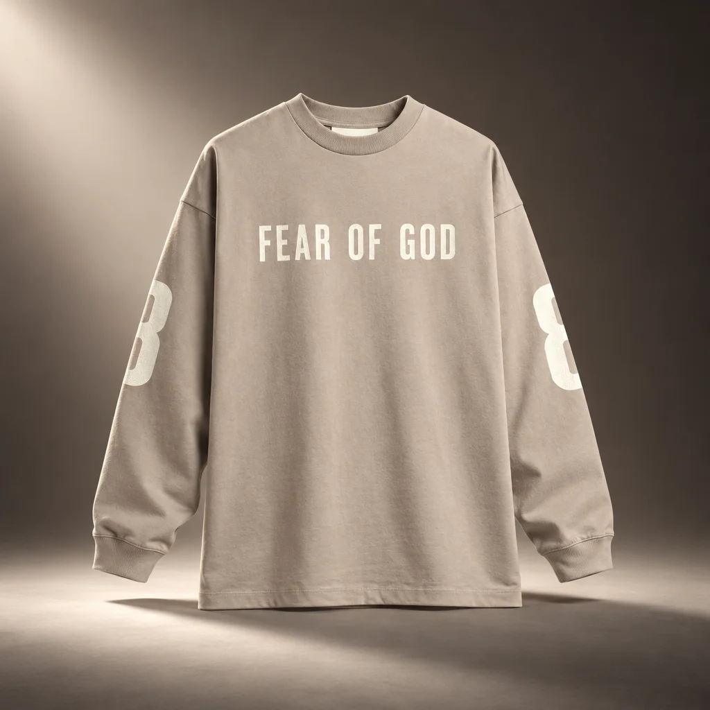 Fear of God Essentials Fear of God Merch Long Sleeve Tee - Seal