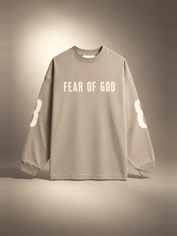 Fear of God Essentials Fear of God Merch Long Sleeve Tee - Seal