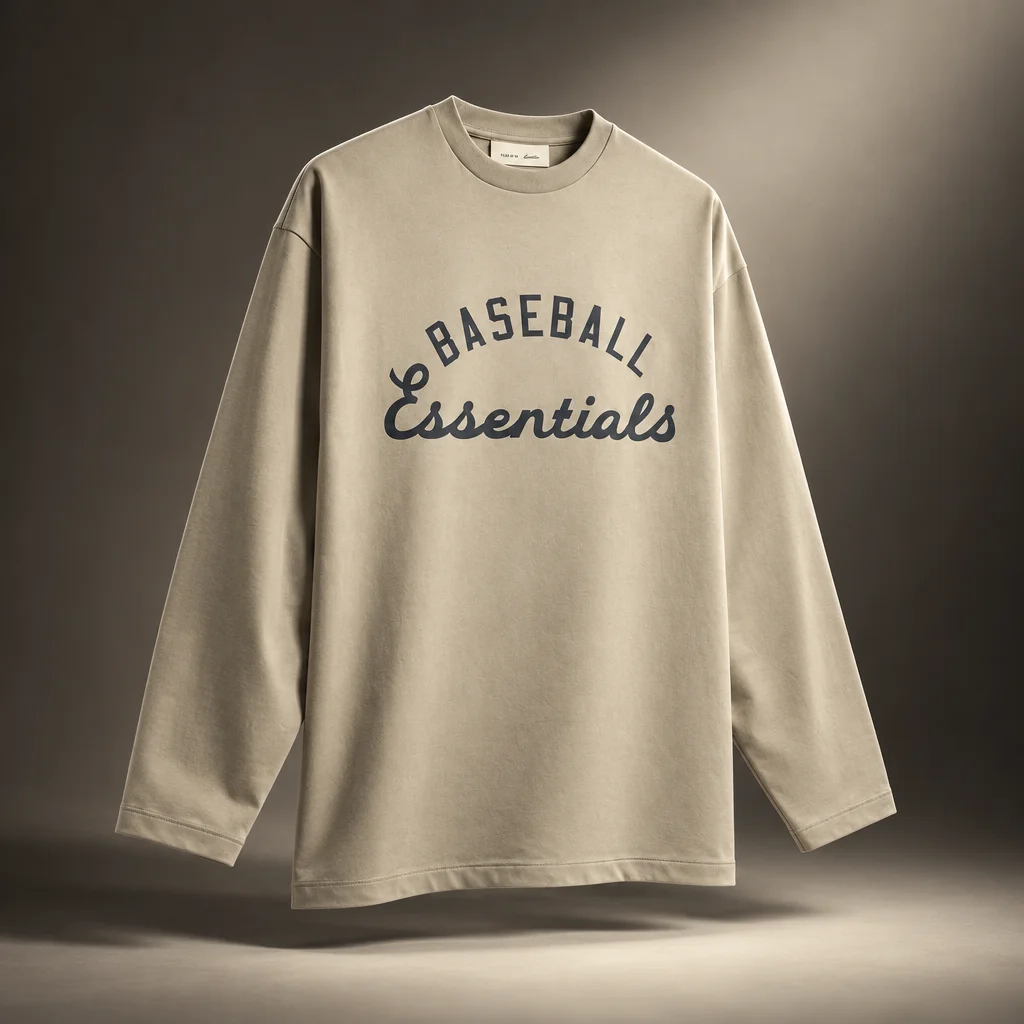 Fear of God Essentials MLB Boxy Long Sleeve Tee - Seal