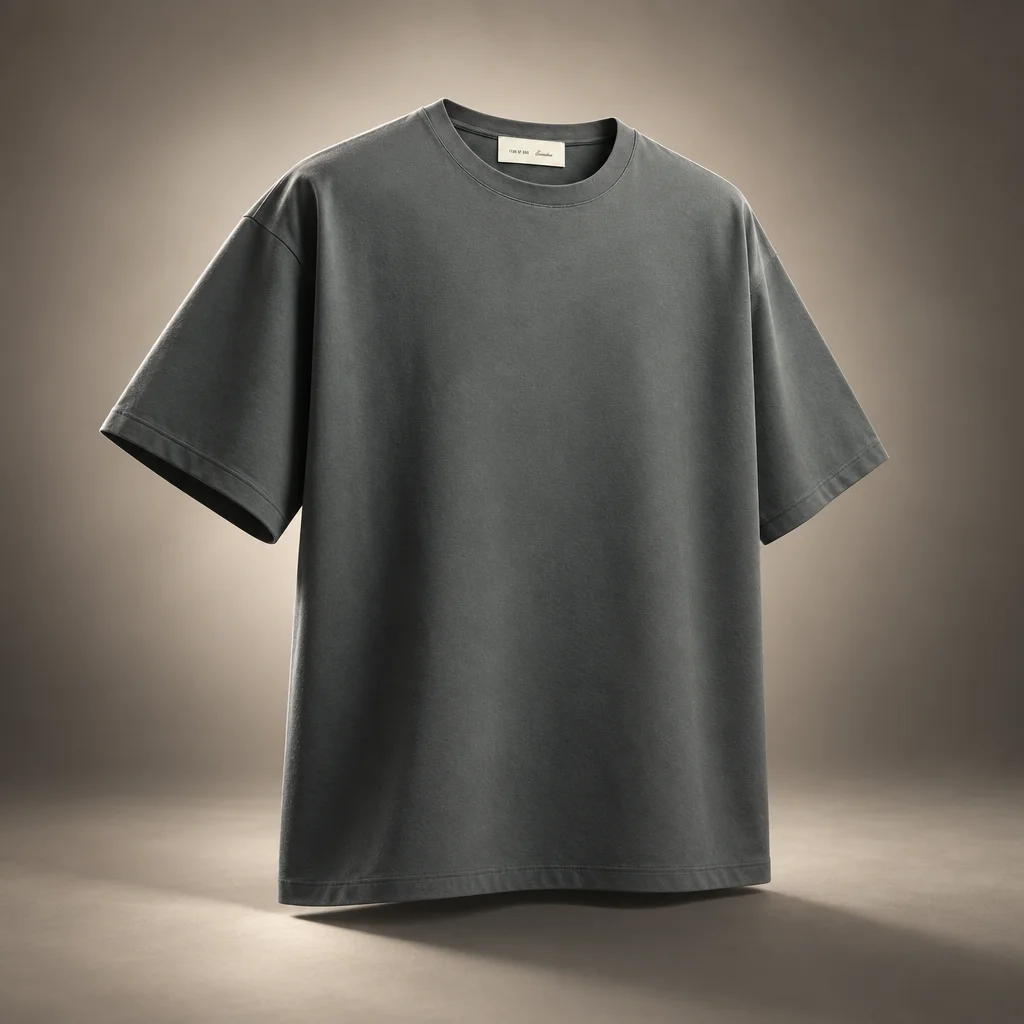 Fear of God Essentials Ponte Relaxed Fit Modern Tee - Iron Grey