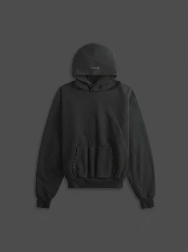 Fear Of God Sunfaded Classic Half Raglan Hoodie - Black