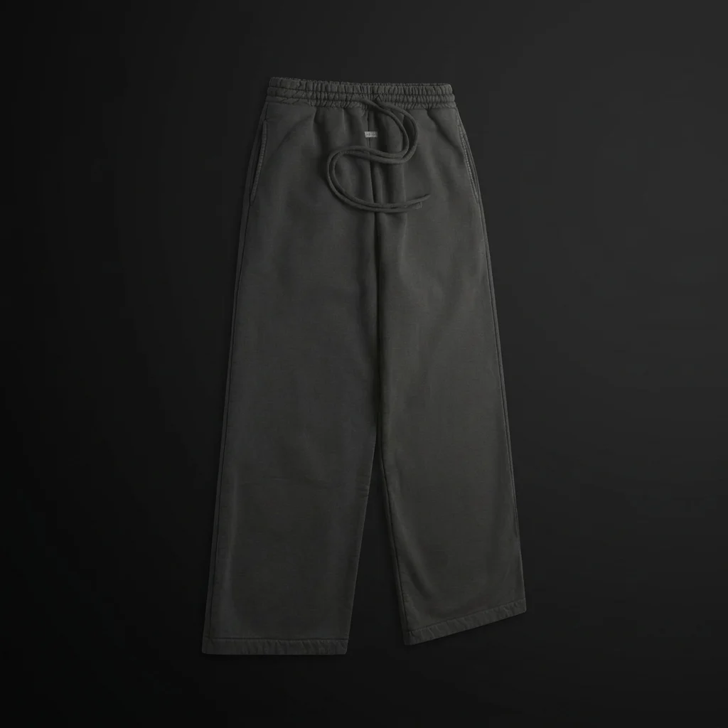 Fear Of God Sunfaded Wide Leg Sweatpant - Black