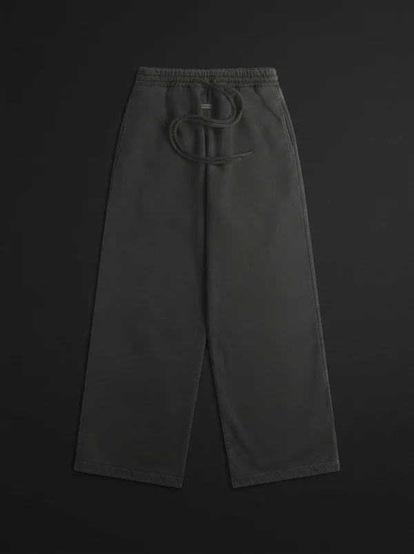 Fear Of God Sunfaded Wide Leg Sweatpant - Black