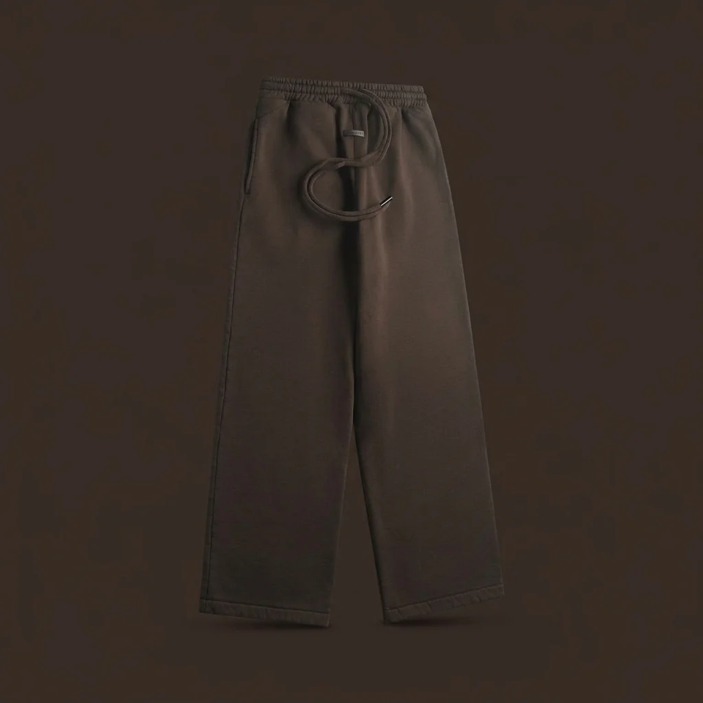 Fear Of God Sunfaded Wide Leg Sweatpant - Dark Brown