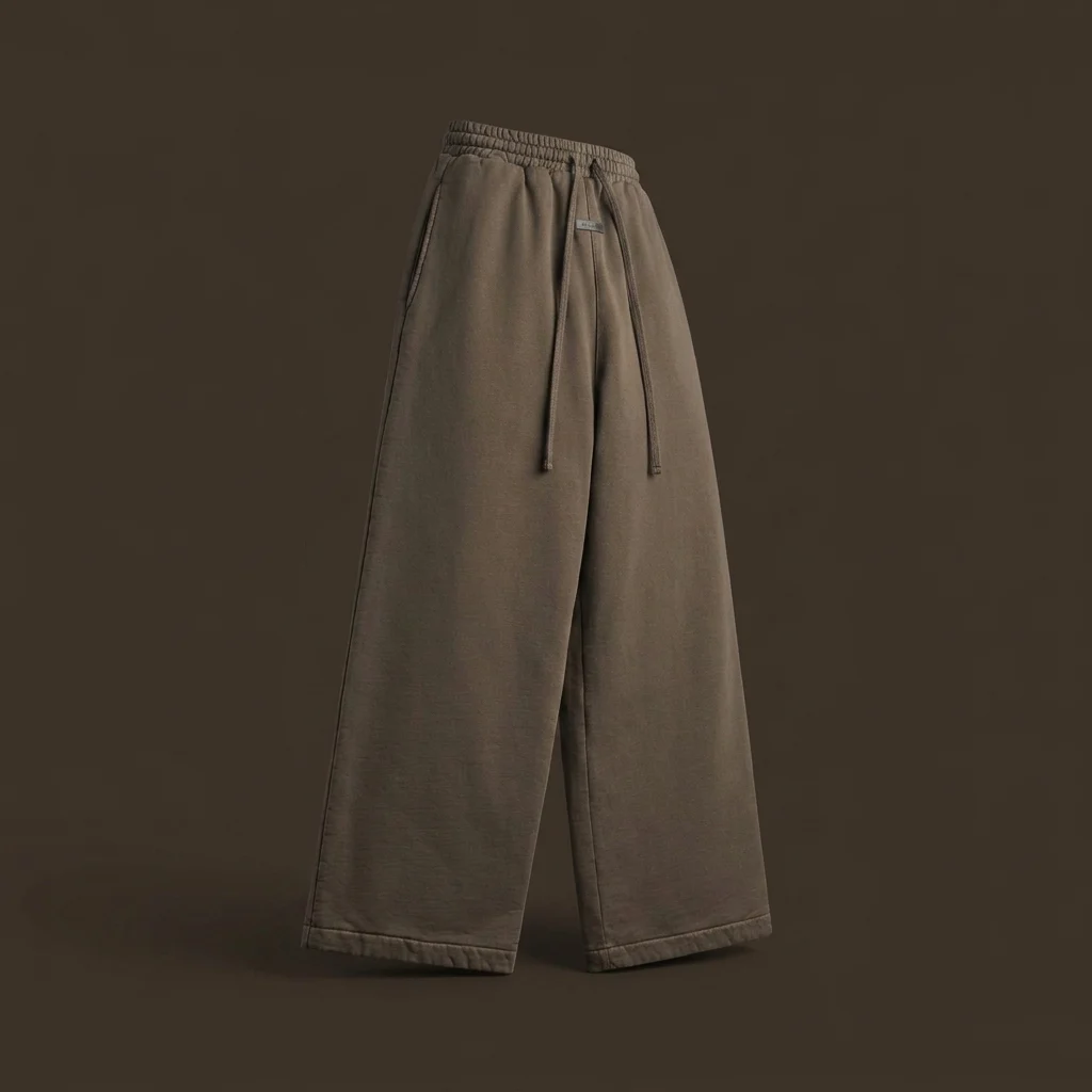 Fear Of God Sunfaded Wide Leg Sweatpant - Faded Brown