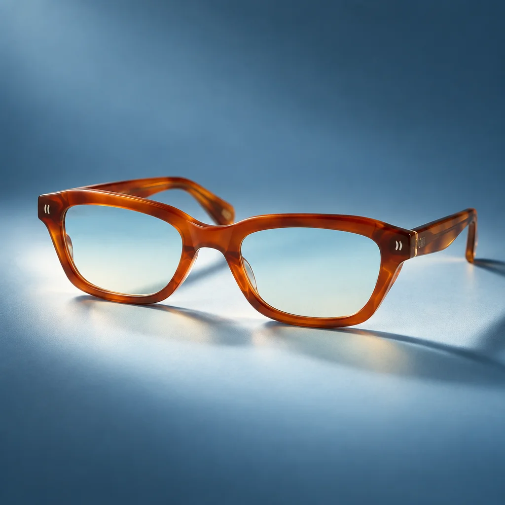 Flatlist Clint Sunglasses - Classic Havana / Light Blue Gradient