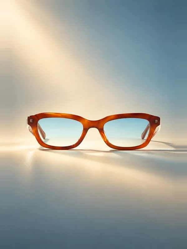 Flatlist Clint Sunglasses - Classic Havana / Light Blue Gradient