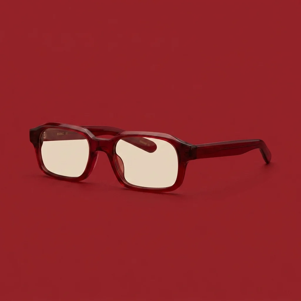 Flatlist Hanky - Crystal Burgundy / Peach Lens