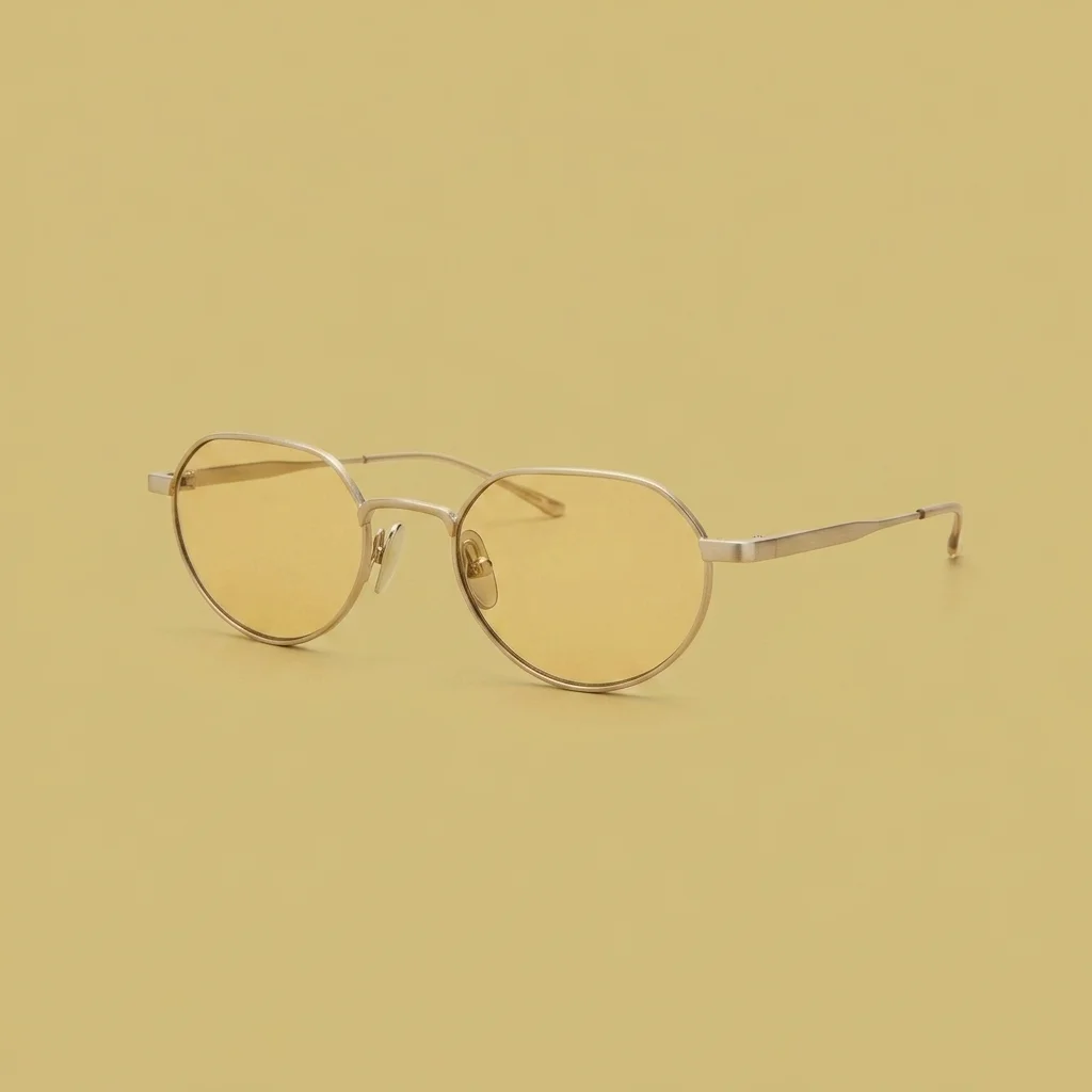 Flatlist Lucien - Brushed Light Gold / Yellow Lens