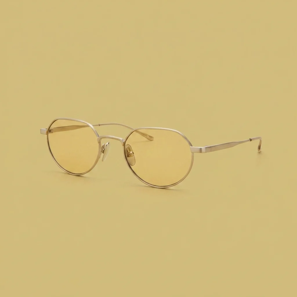 Flatlist Lucien - Brushed Light Gold / Yellow Lens