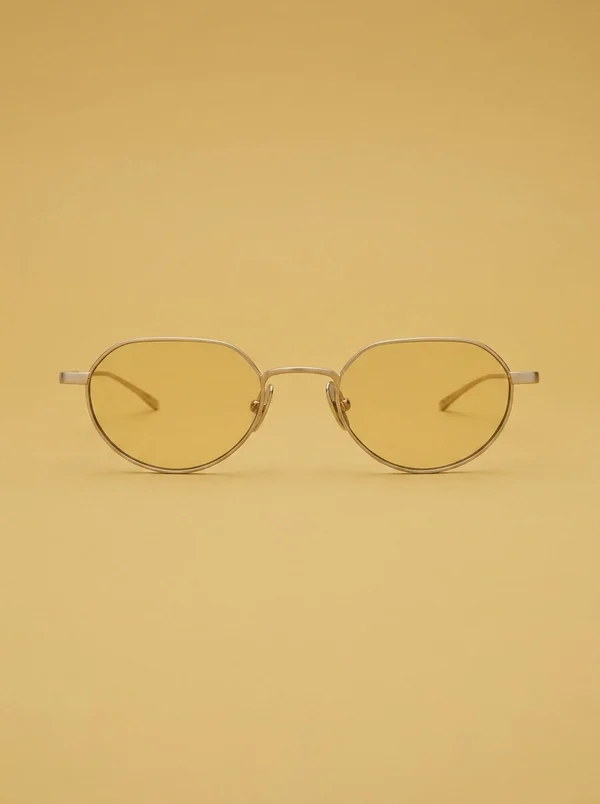 Flatlist Lucien - Brushed Light Gold / Yellow Lens