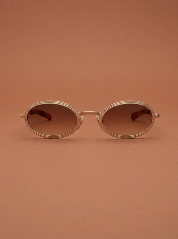 Flatlist Reno - Brushed Light Gold / Classic Havana / Brown Gradient Lens