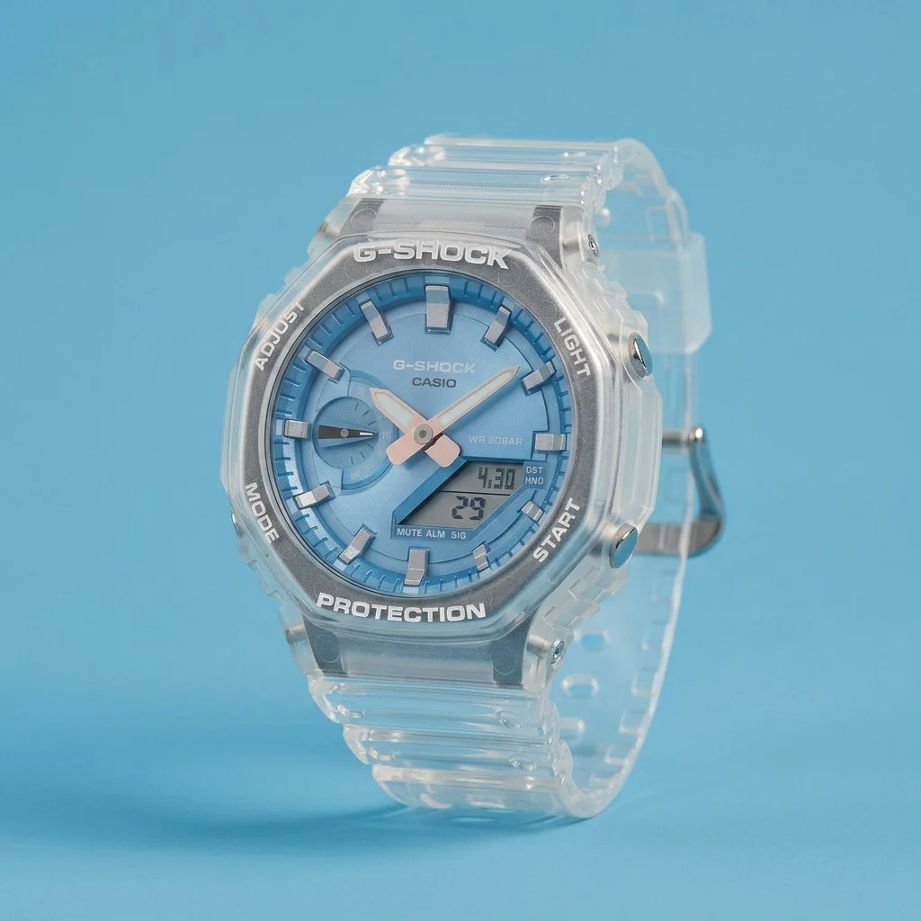 G-SHOCK GA2100BM-7A2 - Skeleton / Blue