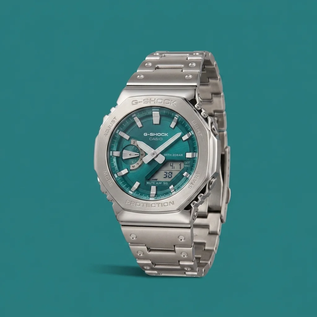 G-SHOCK GM2110D-3A1 Silver / Green