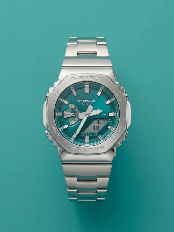 G-SHOCK GM2110D-3A1 - Silver / Green