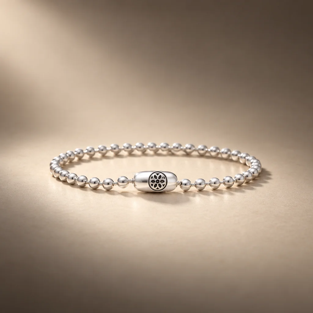 GOOD ART HLYWD Poplock A Bracelet Rosette - Sterling Silver