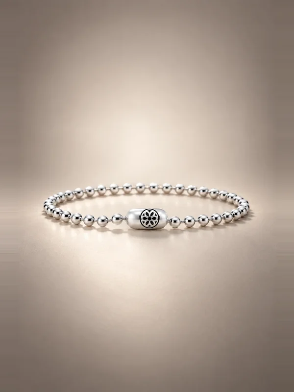 GOOD ART HLYWD Poplock A Bracelet Rosette - Sterling Silver
