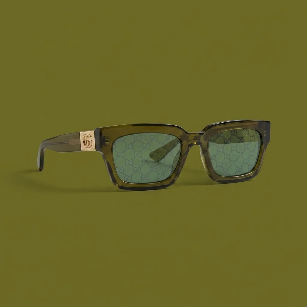 Gucci GG2069S Recycled Acetate Sunglasses - Green