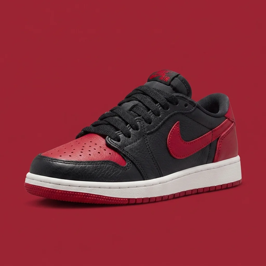 Jordan Grade School Retro 1 Low Banned Black/Red/White