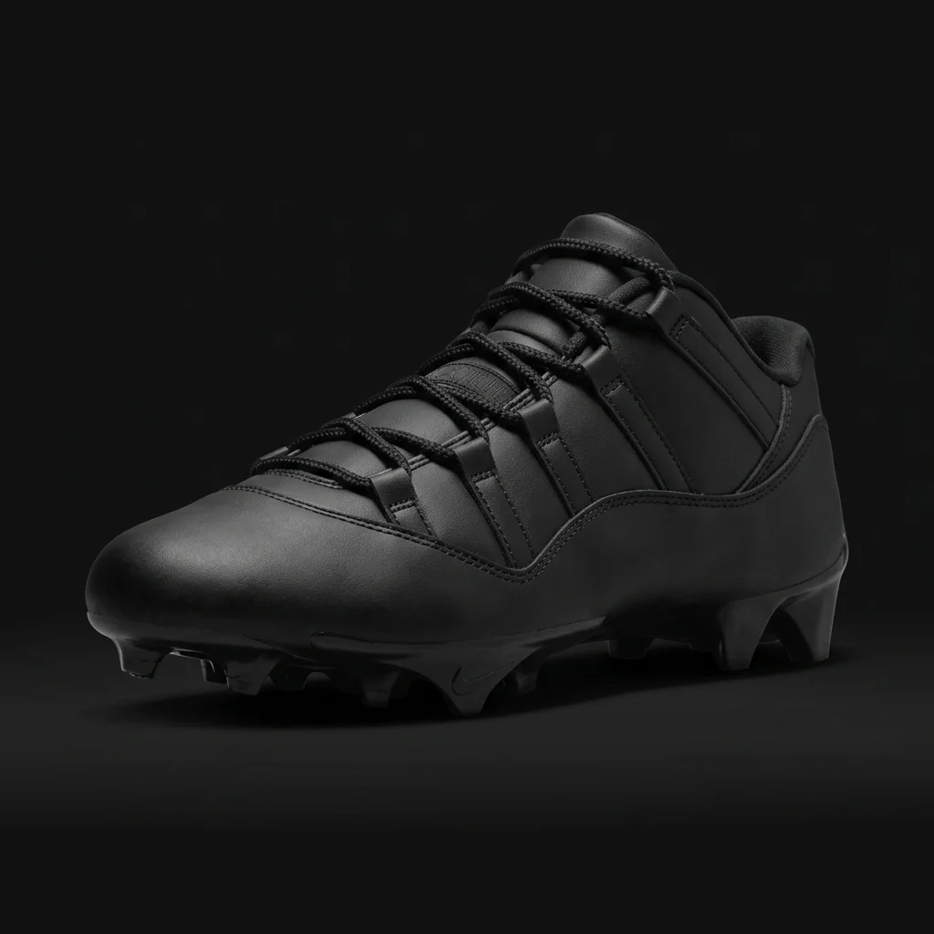 Air Jordan 11 Low TD Cleat Black Patent