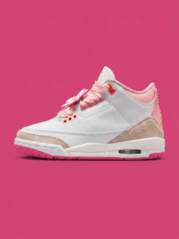 Air Jordan 3 Spring Flowers Pink Bloom