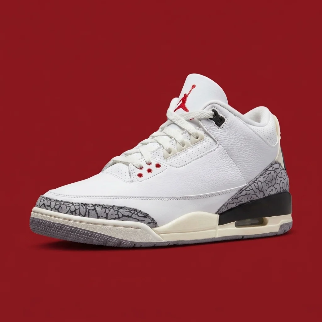 Air Jordan 3 White Cement