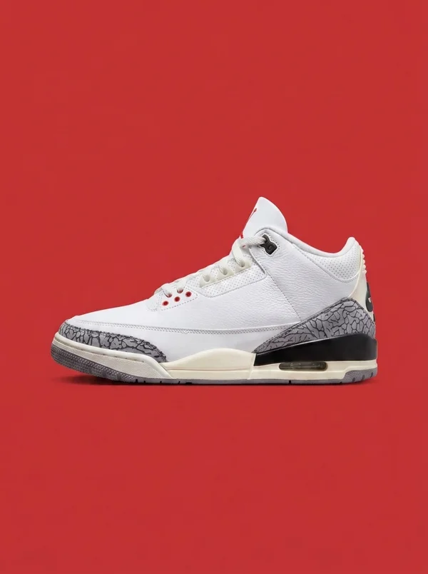 Air Jordan 3 White Cement