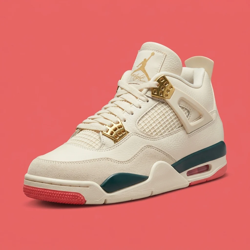 Air Jordan 4 Birds of Paradise Coconut Milk